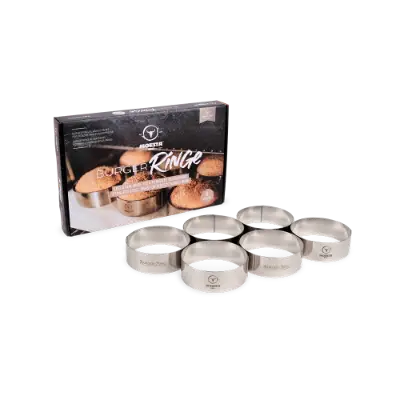 BurgerRing XL Set of 6 - the burger baking tin